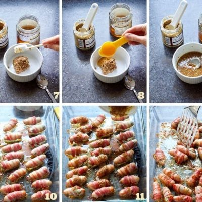 Zesty Mustard Glazed Mini Sausages Recipe