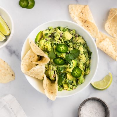 Zesty Sweet Pea Guacamole Twist