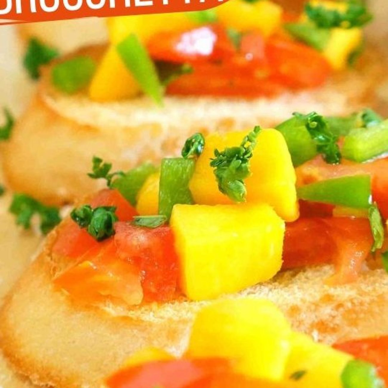 Zesty Veggie Bruschetta Delight: A Flavorful Twist on a Classic Appetizer